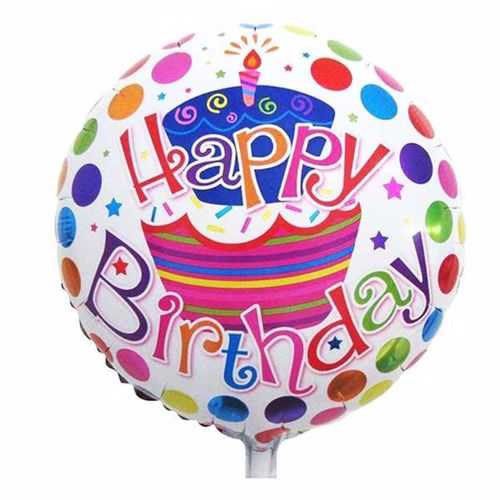 Doğum Günü Folyo Helyum Balon No:3 (Ek Ürün Olarak Satılır)